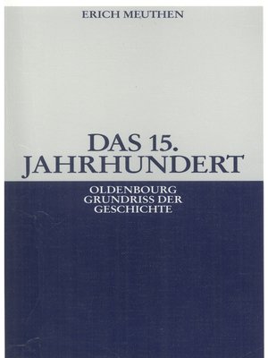 cover image of Das 15. Jahrhundert